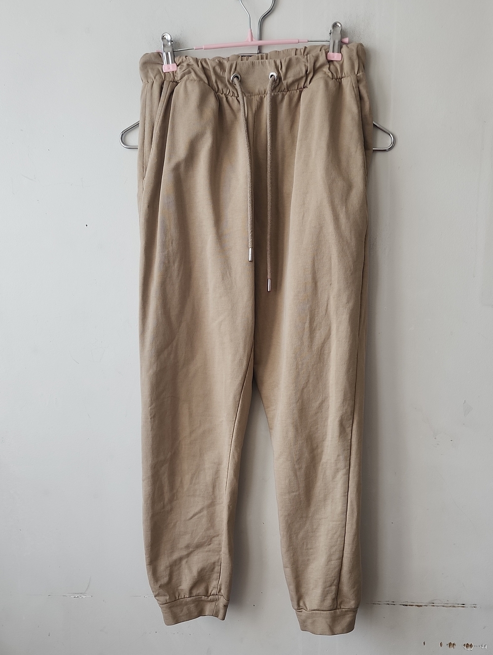 ASOS Beige Drawstring Joggers. New Without Tag